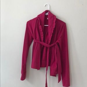 Fossil Sweater with mid waist tie